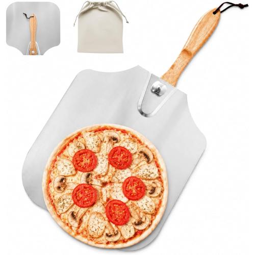 Colenza Pizza Peel 16 Inch Wide, Non-perforated, Aluminum 16 Wx18 L Approx