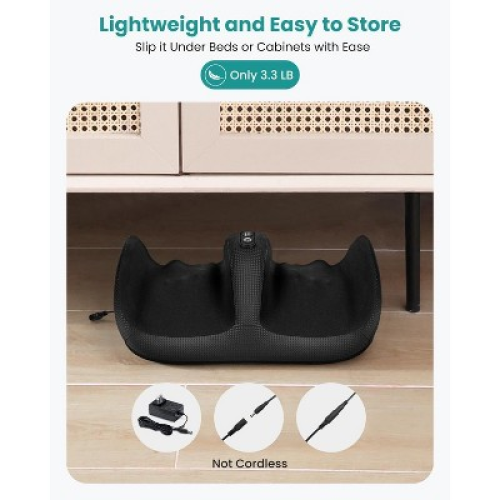 Nekteck Shiatsu Foot Massager with Heat, Lightweight and Compact
