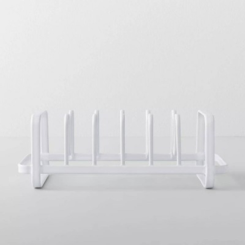 Wire Storage Lid Organizer White - Brightroom™: Kitchen Cabinet Organizer, Iron Pot & Pan Rack, 13.5 Depth