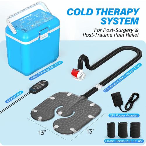 Programmable Timer Ice Machine for Knee After Surgery w/Temp Disp