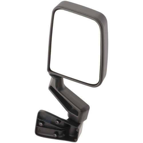 JC Whitney Mirror Compatible with Jeep Wrangler 1987-1995, 1997-2002 Full-Door Type Passenger Side With Manual Folding