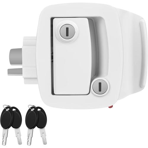 WELLUCK RV Entry Door Lock with Paddle Deadbolt, Camper
