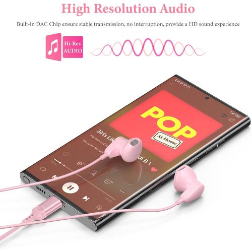 APETOO USB C Headphones for iPhone 18 Pro Max 17 16 15/iPad Air Earbuds