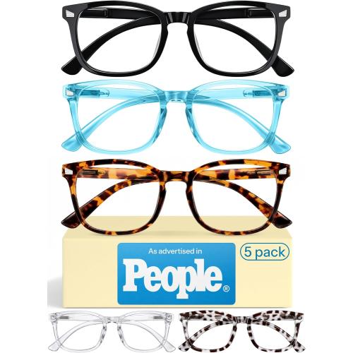 CCVOO Reading Glasses for Women with Blue Light Filter