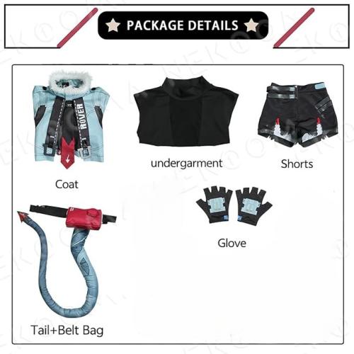 Jane Doe Cosplay Costume Outfit Set Game Cos
