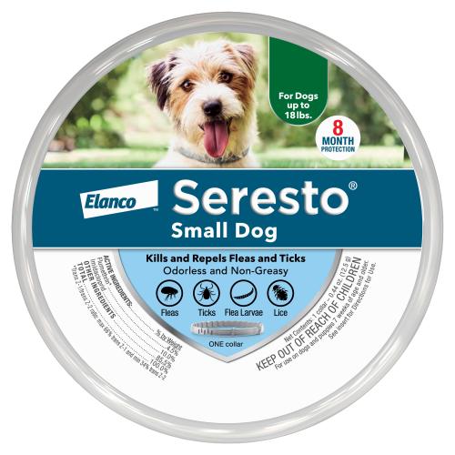Elanco Seresto Small Dog Clamshell - Premium Flea & Tick Protection for Dogs - 8 Months of Continuous Protection