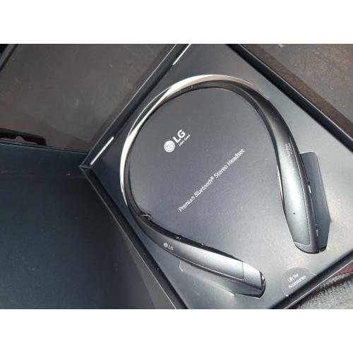 LG - TONE PLATINUM  Bluetooth Headset - Black