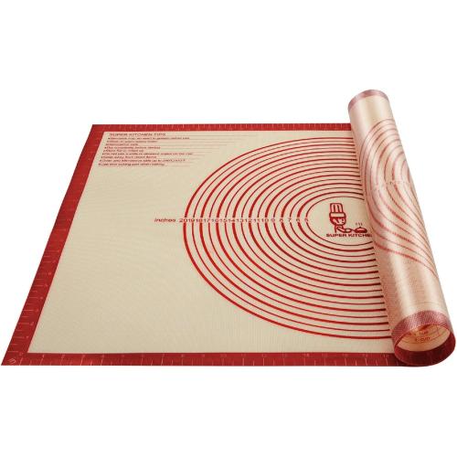 Non-slip Silicone Pastry Mat Extra Large Measurements 36''x 24'' Baking Mat