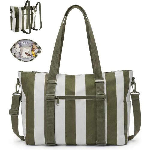 BAGSMART Large Beach Bag for Women, Oversize Tote Bag for Travel/Swim Pool/Summer
