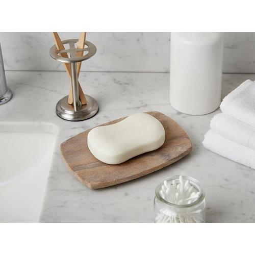 KLEO Soap Dish - Rigged Design | Water Absorbent | Soap Holder | Soap Tray | Soap Case | Luxury Bath Accessories