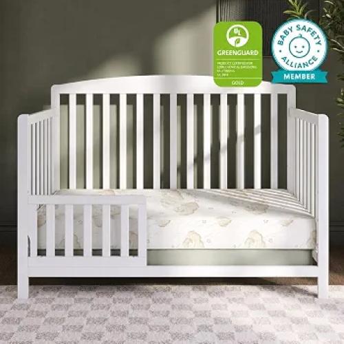 Amazon.com : Dream On Me Twilight Baby Crib Mattress, Reversible, Both Sides Usable for Infant & Toddler, Waterproof Cover, GREENGUARD Gold & BSA Certified, Fits Full-Size Crib & Toddler Beds, 52 x 28 x 5 : Baby