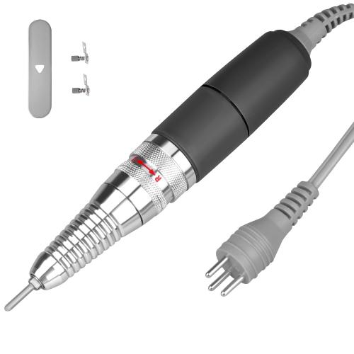 Nail Drill Handpiece for UP200 Machine, Compatible with KUPA KP55, KP60, KP5000, HoMove 35000RPM Professional Electric Nail File Handle Replacement 3 Pins, Low Noise and Comfortable (Only Handpiece)