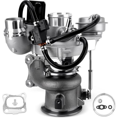 25207489 1.5L Turbocharger Assembly with Actuator & Solenoid Valve Compatible with Chevrolet Malibu L LS LT RS 1.5L L4 2016-2023, Turbo charger Replace # 12669064, 12687043, 12687057, 25203932