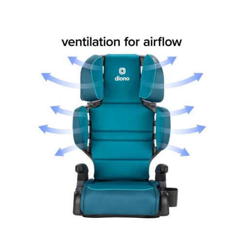 Diono Toddler Connect3 R 2-in-1 High-Back Booster - Blue - ONE SIZE