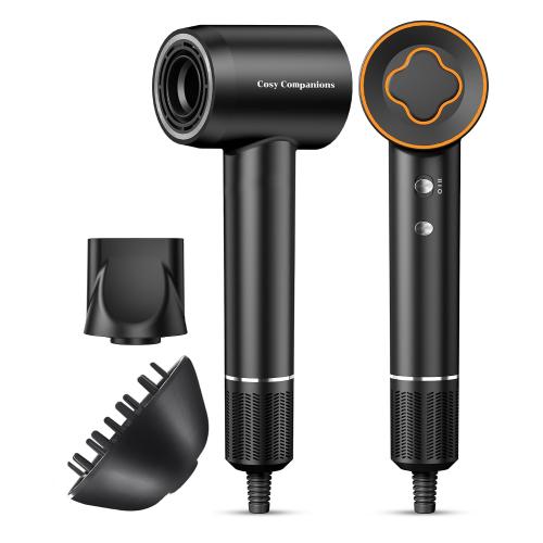 Hair Dryer, 150000 RPM High-Speed Brushless Motor Negative Ionic Blow Dryer for Fast Drying, Low Noise Thermo-Control Hair-Dryer-with-Diffuser and Nozzle