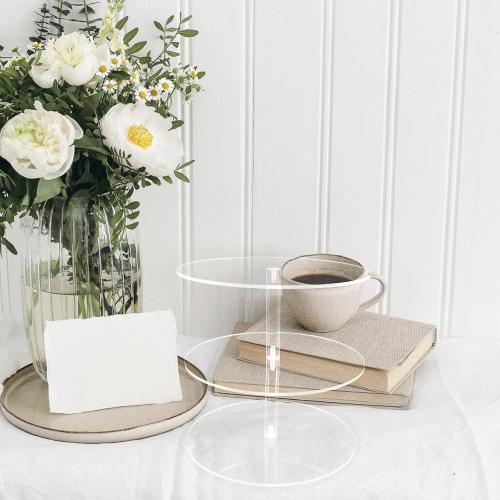 Crown Rack: 3-Tier Tiara Display Headband Rack - Clear Acrylic Crown Jewelry Stand Multi-Functional Display Shelf For Necklace Bracelet Wedding Party Retail Exhibitions