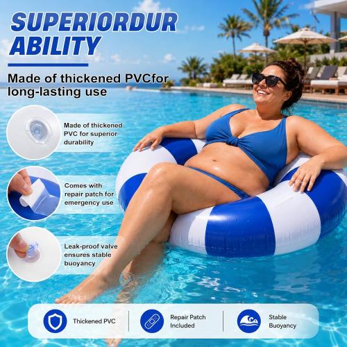 4 Pack Inflatable Pool Floats for Adult