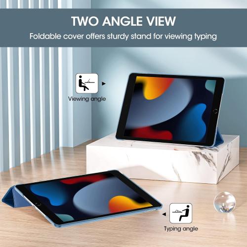 ProCase for iPad 9th/ 8th/ 7th Generation Case 10.2 Inch, Blue