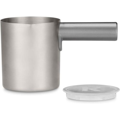 Keurig K-Café Milk Frother Cup Replacement Part or Extra,80 milliliters Hot and Cold Frothing, Compatible with Keurig K-Café Coffee Makers Only, Nickel