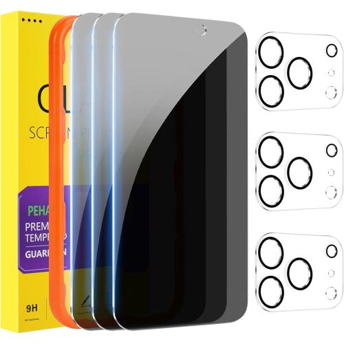 PEHAEL for iPhone 17 Pro Max Privacy Screen Protector Camera Lens Protector