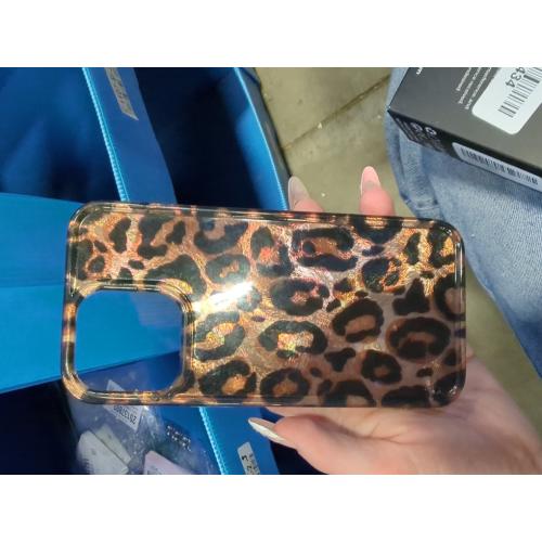 for iPhone 16 Pro Max Glitter Leopard Print Phone Case