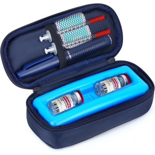YOUSHARES Insulin Vials Cooler Travel Case - TSA Approved peptide case