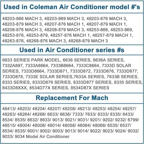 AMI PARTS 8333A9021 Fits for Coleman Hard Start Capacitor kit (2pcs)