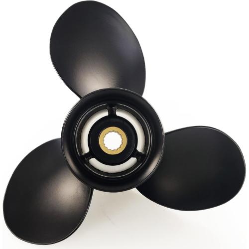 CAPTAIN Outboard Propeller fit Mercury TOHATSU 9.9-20 HP, 14 Spline Tooth Board Prop,OEM RH Aluminum Propellers for 9.9HP 12HP 15HP 18HP 20HP,MFS,MSFMFS, 9.9 HP Bigfoot