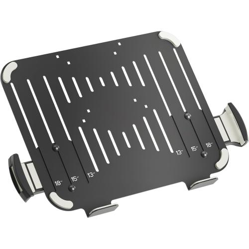 suptek Adjustable 13 to 18 inch Laptop VESA Arm Mount Tray for Monitor Arms and Stands (Tray Only),Fits 75x75/ 100x100 mm VESA Mount Holes,and Supports Weight up to 10lbs,Black(TP007)