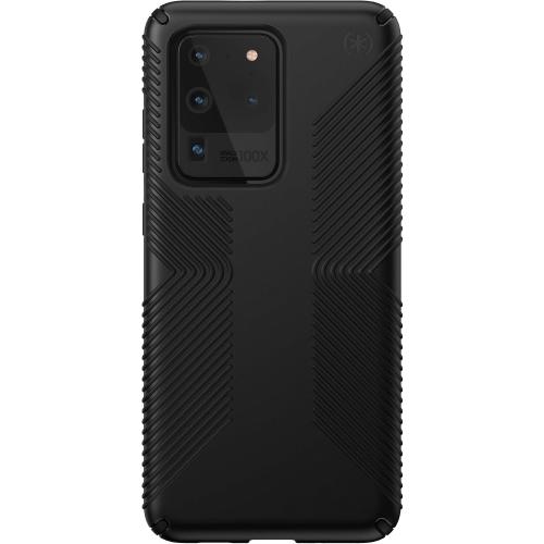 Speck Products Presidio Grip Samsung Galaxy S20 Ultra Case, Black/Black (136381-1050)