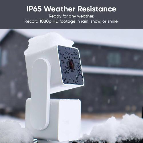 Color Black Pan V3 Wired Indoor/Outdoor 1080P HD Home Security Camera with Privacy Mode, Black
