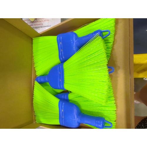 5 Pcs Whisk Broom Poly Fiber Handheld Brush Hand Broom Outdoor Broom Car Broom with Hang Hole for Cleaning Indoor Porches Floors Decks Driveways Dirt Dust