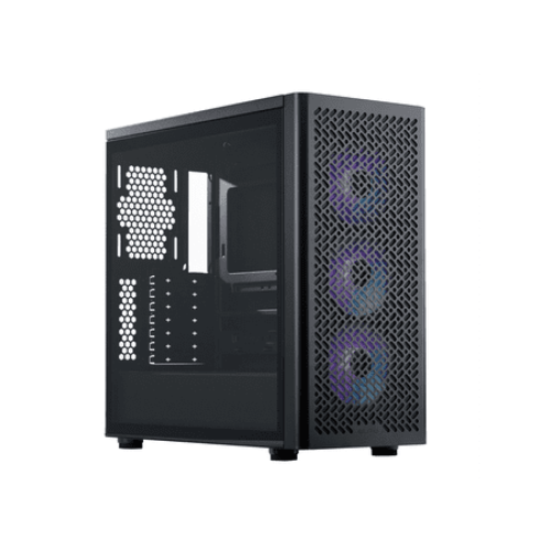Cooler Master Elite 502 ATX High Airflow Minimalist PC Case, 410mm GPU Max, Compatible RTX 5090|RX 7090 XT, 360mm AIO Max, Type C, Tempered Glass, Triple 120mm aRGB PWM Fan, Intakes Grill