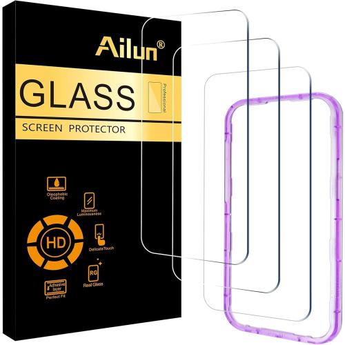 Ailun 3 Pack Screen Protector for iPhone 17 Pro Max, Tempered Glass