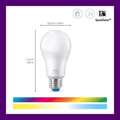 WIZ 60-Watt Equivalent LED A19-Wi-Fi Color 2200-6500K Bundle (3-Pack)