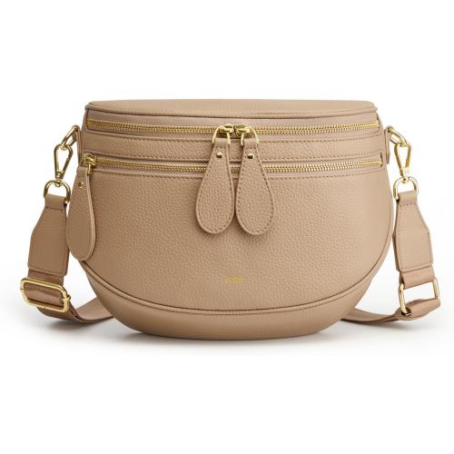 Kattee Spacious Leather Bum Bag for Women with RFID Blocking
