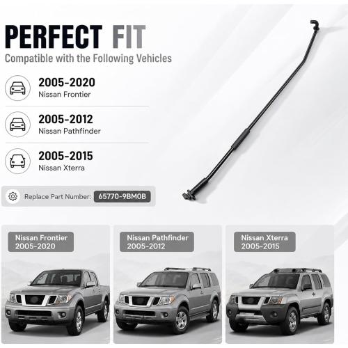 Front Hood Support Prop Rod Replacement for Nissan 2005-20