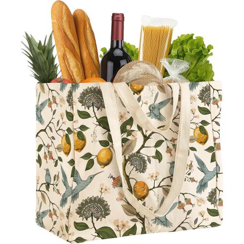 Miss Adola Extra Large Canvas Grocery Tote Bag