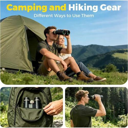 12x42 Binoculars for Adults High Powered Waterproof with Large View