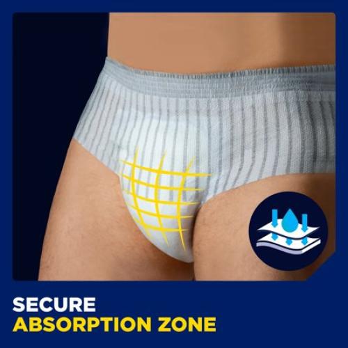 Tena Protective Incontinence Underwear for Men, Small/Medium, 16 Ct