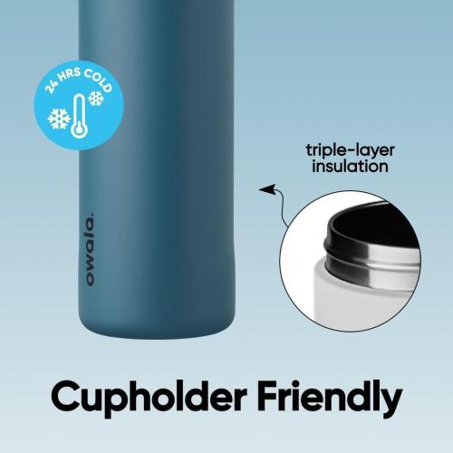 Owala FreeSip Stainless Steel Water Bottle 24 oz Denim (See the picture for the color)