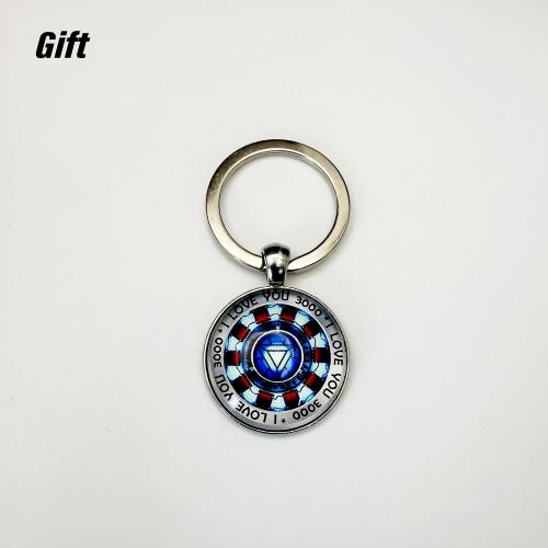 Lonyiabbi Arc Reactor MK1-1:1 Scale, USB Powered LED Light with Vibration Sensor, No Assembly, Display Case Included