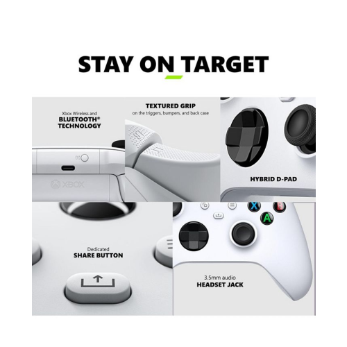 Xbox Wireless Controller for Xbox Series X|S, Xbox One, Windows PC, Android, and iOS - Robot White - White missing joystick ?️