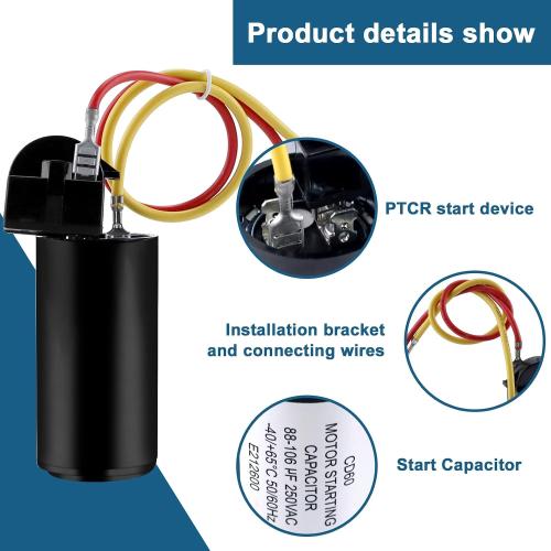 AMI PARTS 8333A9021 Fits for Coleman Hard Start Capacitor kit (2pcs)