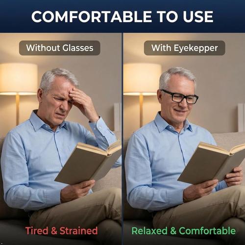 Eyekepper 0.5x Reading Glasses, Readers for Men, 5pack Black Frame Women