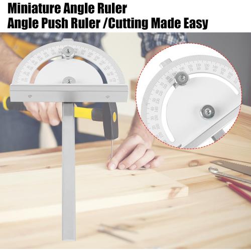 Small-scale Miter Angle Measuring Tool,Precision Inclinometer and Angle Detector for and Milling Worktable Insertion Plate- Woodworking Protractor for Table Saws and Power Tools