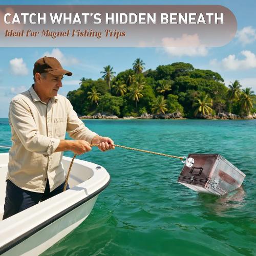 FINDMAG 150 LBS Fishing Magnet, 1.42 Inch Neodymium Pickup Magnet