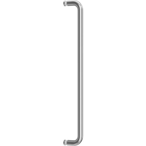 Ranbo 20 Inch Center to Center Glass Shower Door Towel Bar, 304 Stainless Steel Shower Door Handle Replacement, Brushed Nickel Finish, for Sliding Shower Doors, Commercial and Residential Glass Doors