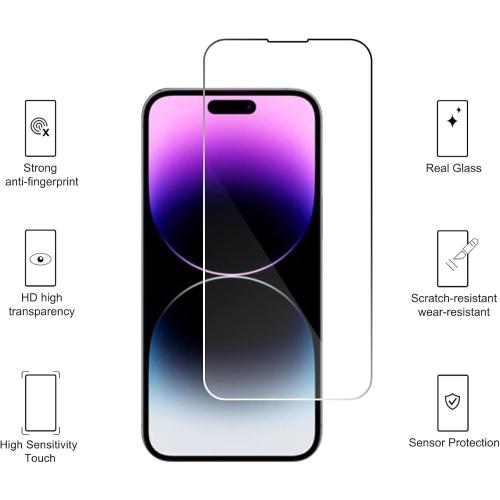 Ailun Screen Protector for iPhone 14 / iPhone 14 Pro, 3 Pack
