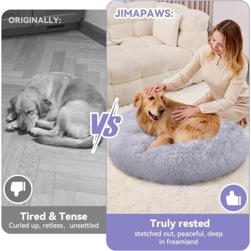 Cat Beds for Indoor Cats, Washable 20 Donut Pet Bed for Small Dogs